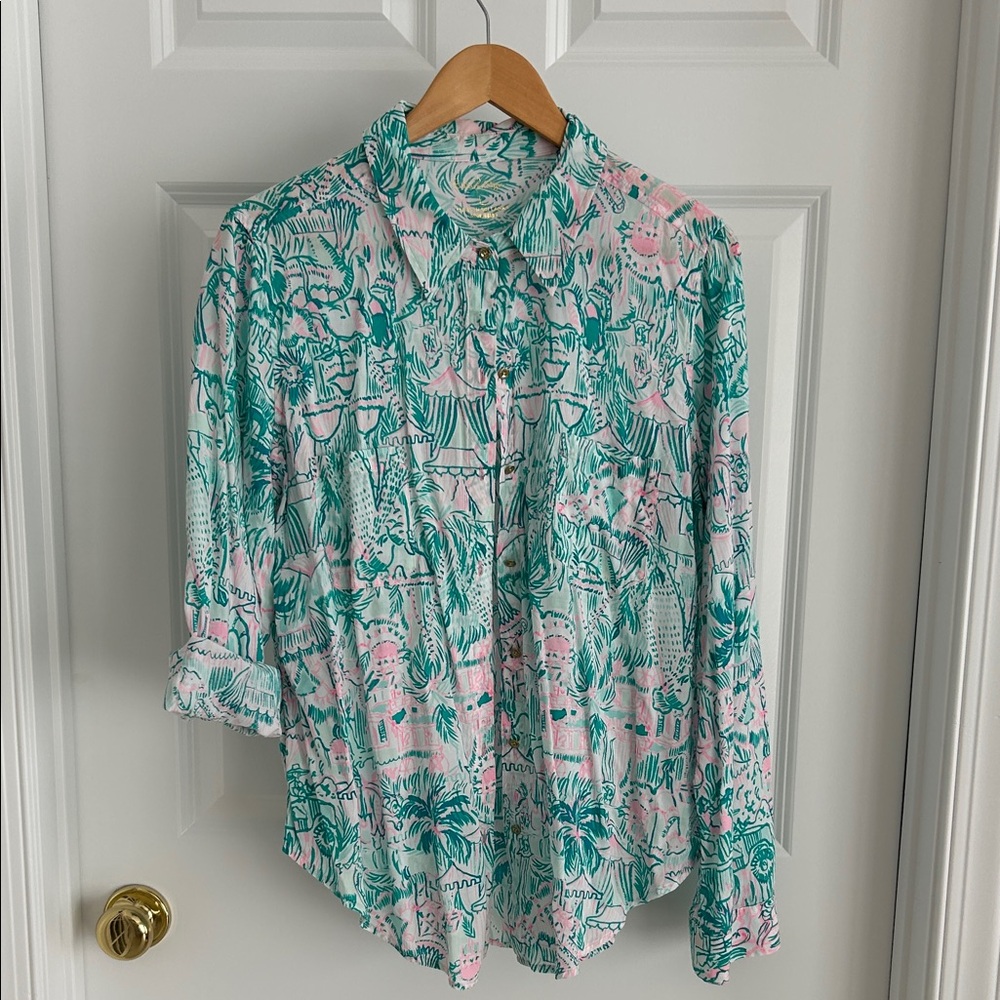 Tropical Print Lilly Pulitzer Shirt